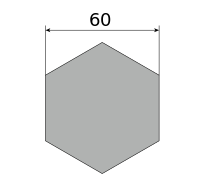 Сталь сортовая х/т калиброванная шестигранник 60, марка Ст10