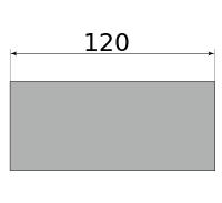 Полоса горячекатаная 120х8, длина 6 м, марка Ст3