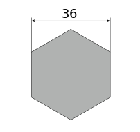 Сталь сорт нерж никел шестигранник х/т 36 h11 (Калиброванный), марка 12Х18Н10Т AISI 321