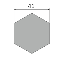 Сталь сорт нерж никел шестигранник х/т 41 h11 (Калиброванный), марка AISI 316L