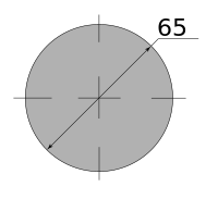 Круг горячекатаный 65, марка Ст3