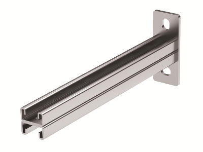 Фото консоль двойная, осн.400 мм, цинк-ламельная Консоль двойная, осн.400 мм, цинк-ламельная