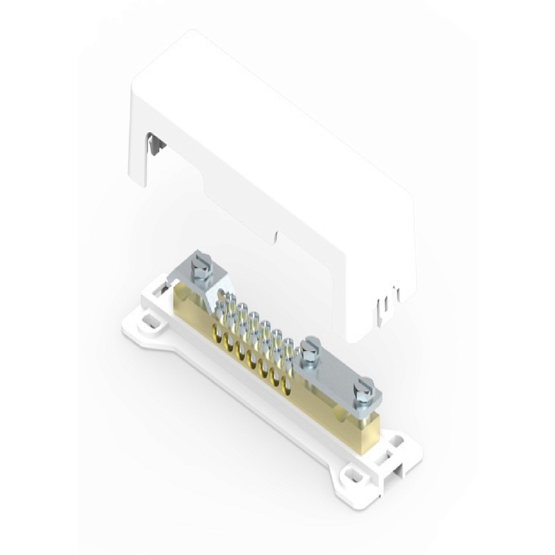 Фото шина уравнивания потенциалов, 10х4-25 мм2, 1х50 мм2, 1х4х30 мм Шина уравнивания потенциалов, 10х4-25 мм2, 1х50 мм2, 1х4х30 мм