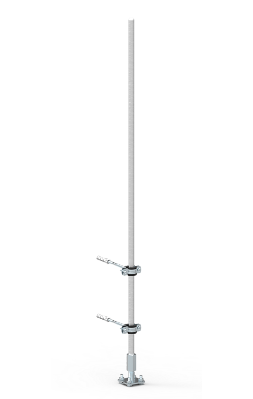 Фото молниеприемник алюминиевый с держателями, 3 м Молниеприемник алюминиевый с держателями, 3 м